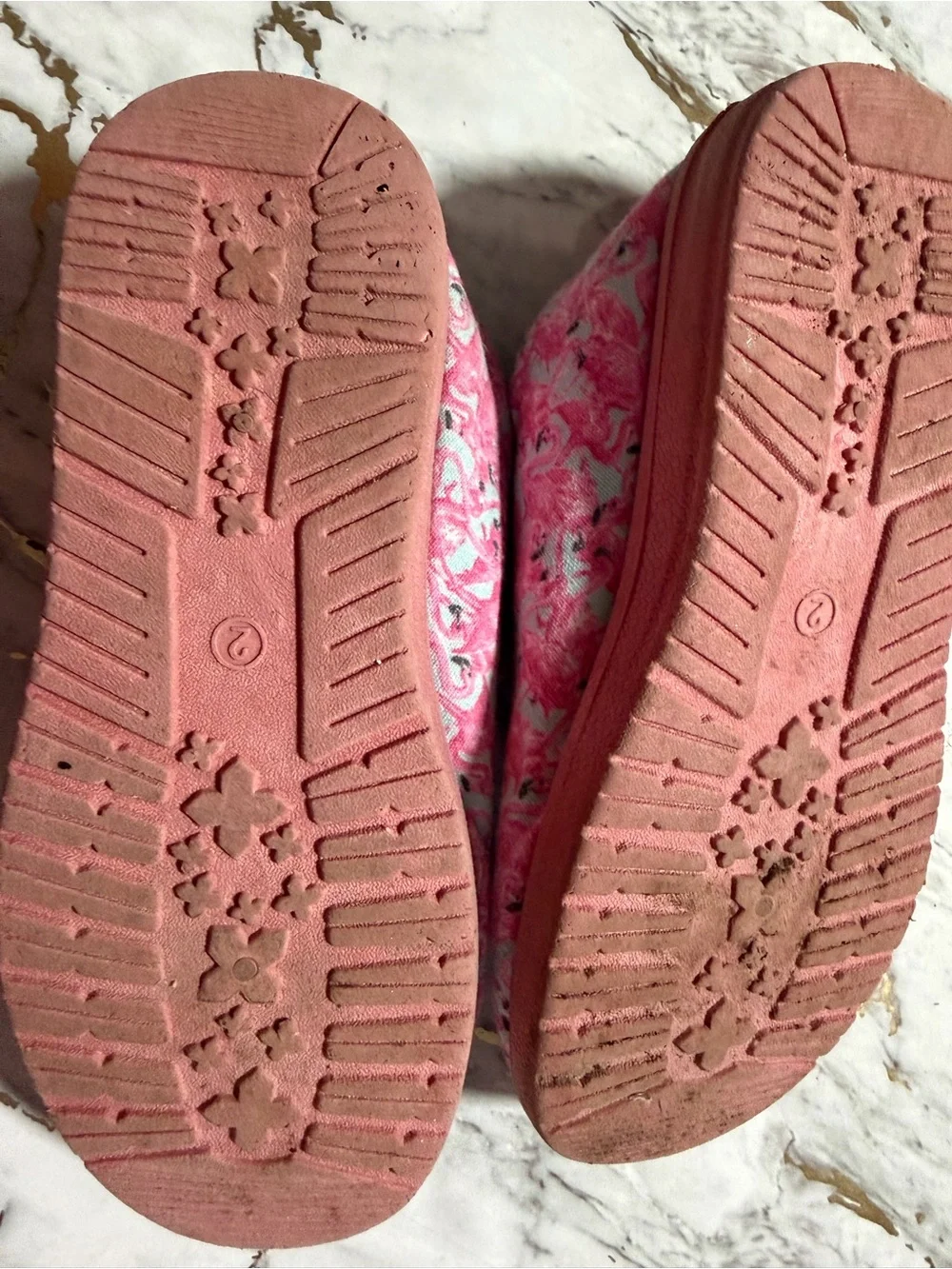 Simply Southern Pink Floral Slip-Ons for Kids